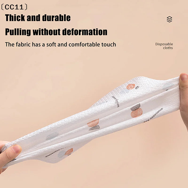 Disposable Rags Thickened Kitchen Dishcloth Towels Absorbent Cleaning Qme