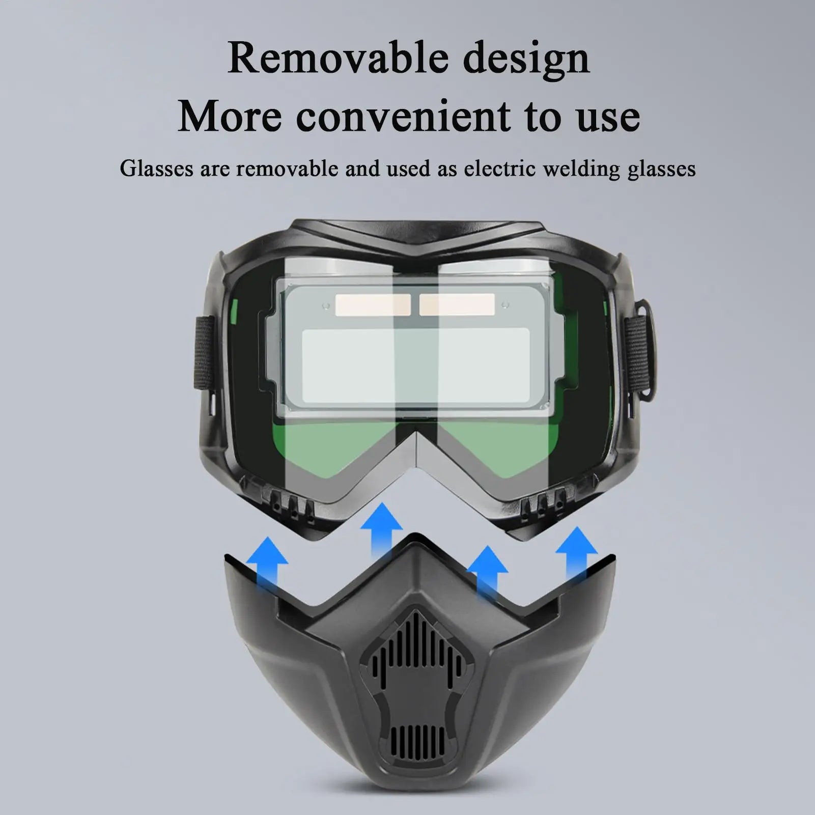 Welder Helmet Auto Darkening Welding Protector Shield Protective Qme