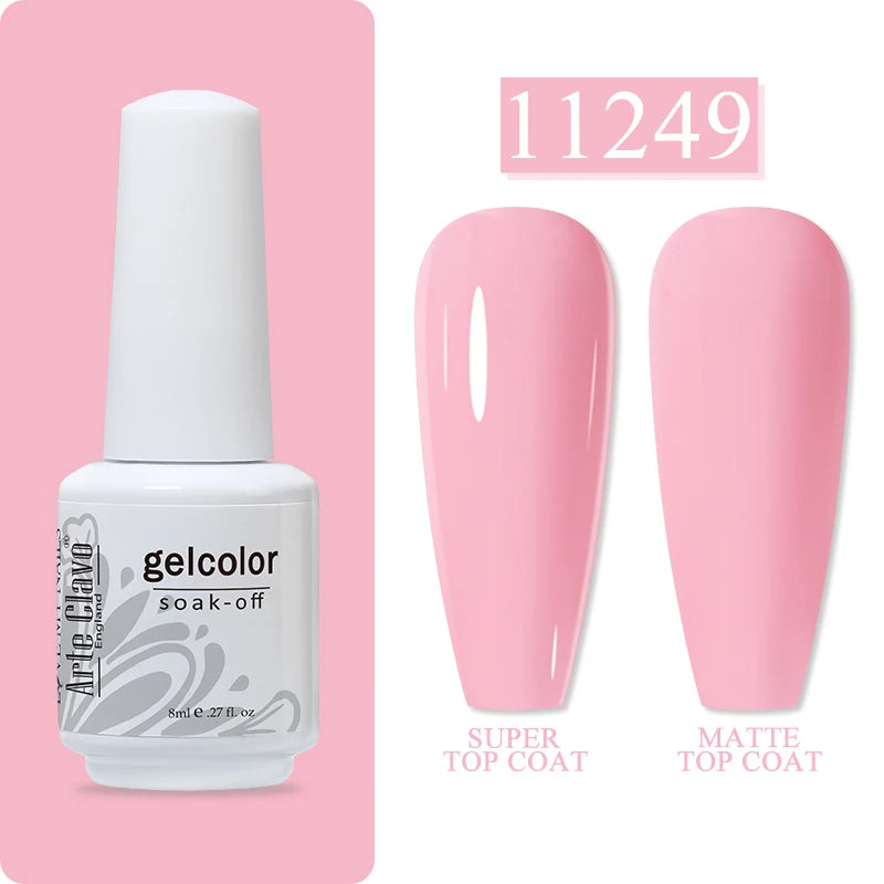 Arte Clavo Art Nails Varnish Base Coat Gel Nail Polish UV LED Lamp Qme 11249