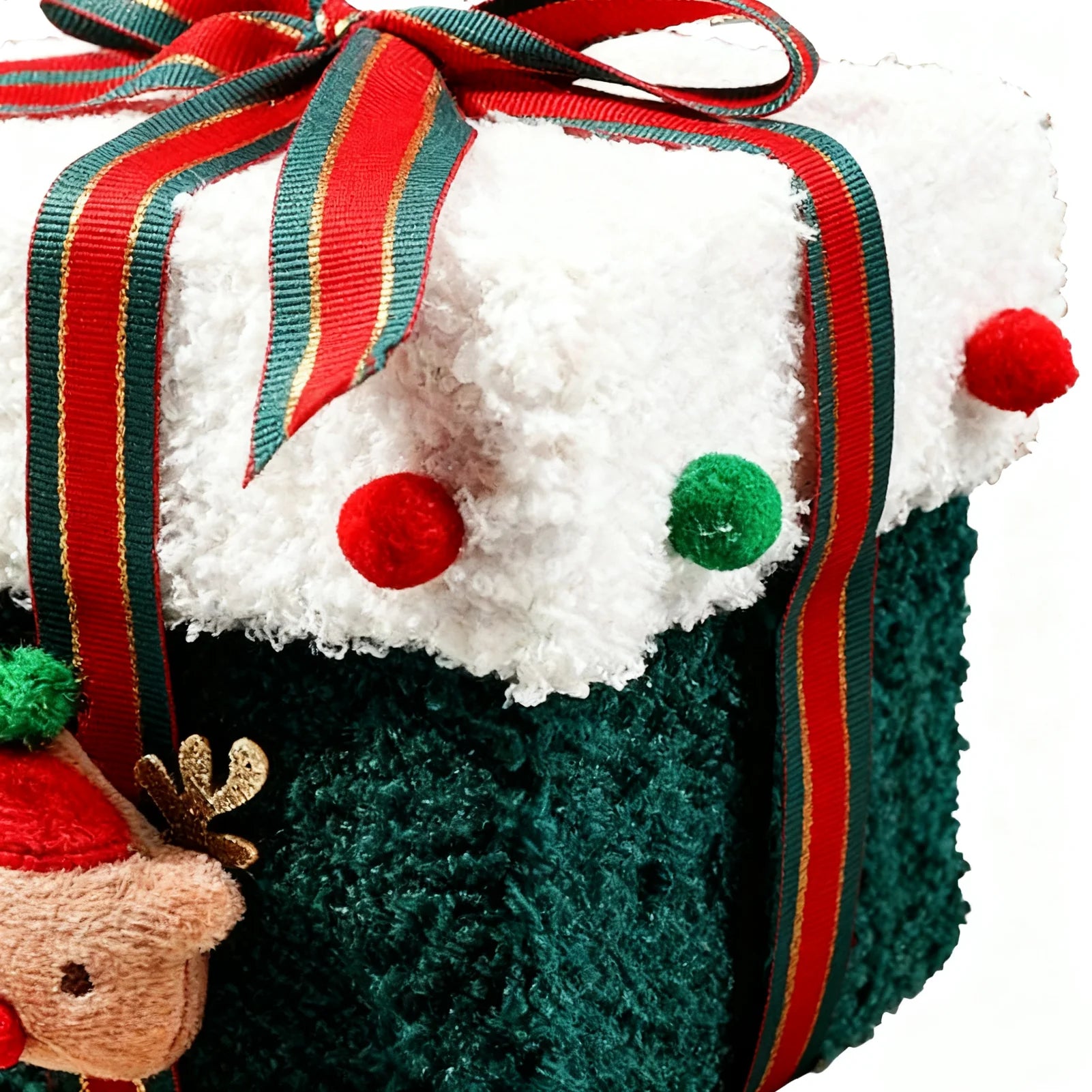 Christmas Goodie Boxes Kids Festive Decoration Snack Container Qme