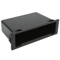 Car Radio Storage Case Dash Radio Car Stereo Audio Radio Storage Box 1Din Dashboard Organizer Black Replacement for Qme black