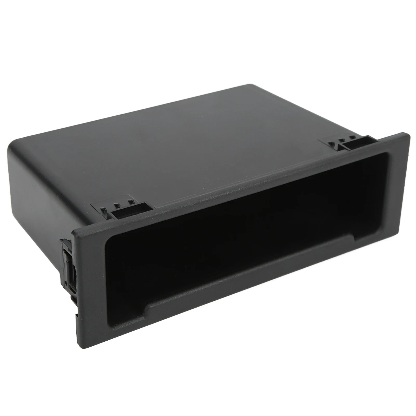Car Radio Storage Case Dash Radio Car Stereo Audio Radio Storage Box 1Din Dashboard Organizer Black Replacement for Qme black