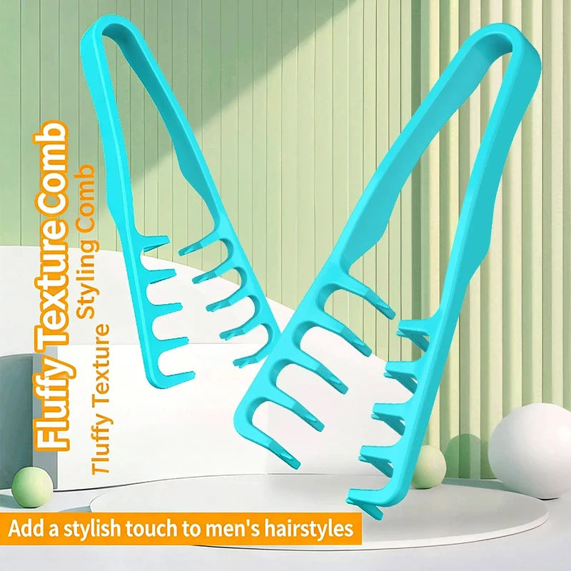 Fluffy Hairdressing Texture Comb Bangs Styling Combs Women Men Hair Qme