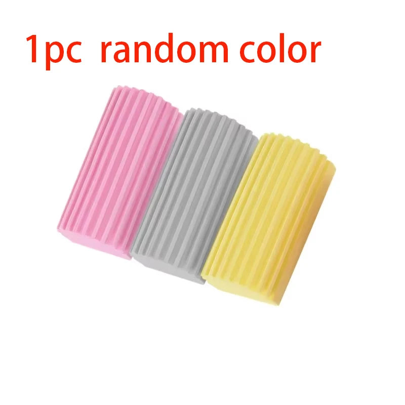 Reusable PVA Super Absorbent Sponge Block High Density Water Absorption Cotton Cloth Kitchen Sink Cleaning Tool Qme 1pc Random Color