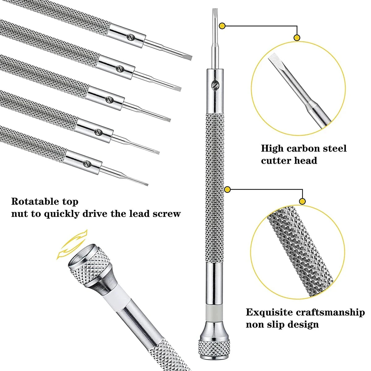 Precision Screwdriver 0 6- Micro Cross Home Watch Eyeglasses Jewelry Qme
