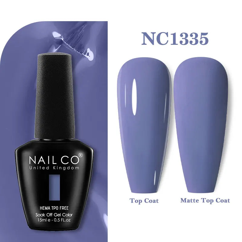 NAILCO Coat Base Gel Nail Polish Nails Art Semi Permanent Lacquer