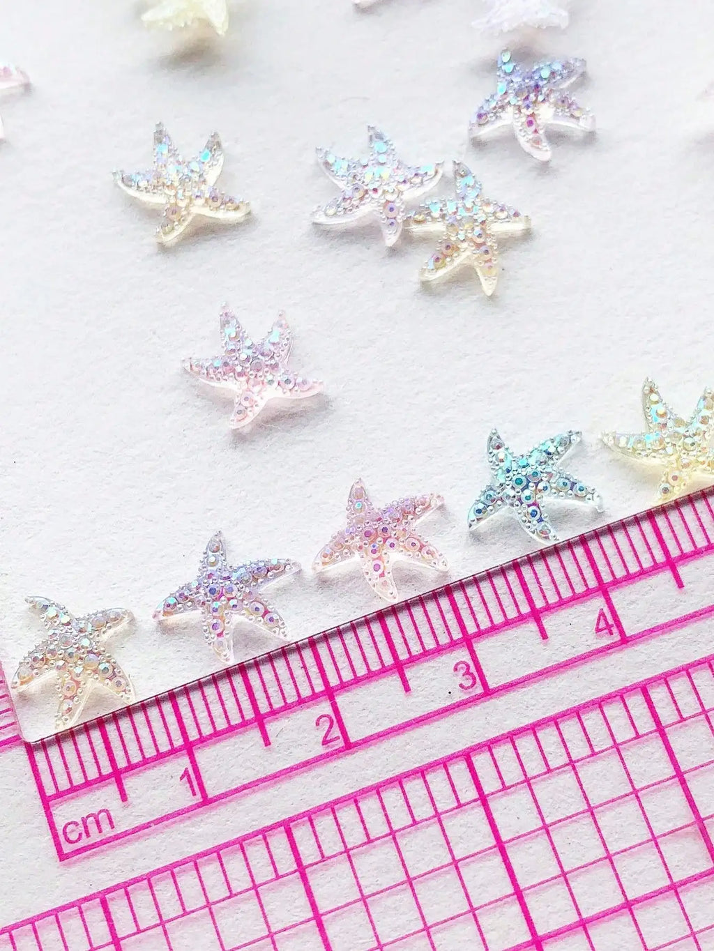 Summer Blue Ocean Elements Sea Star Shell 3D Nail Art Decoration Qme