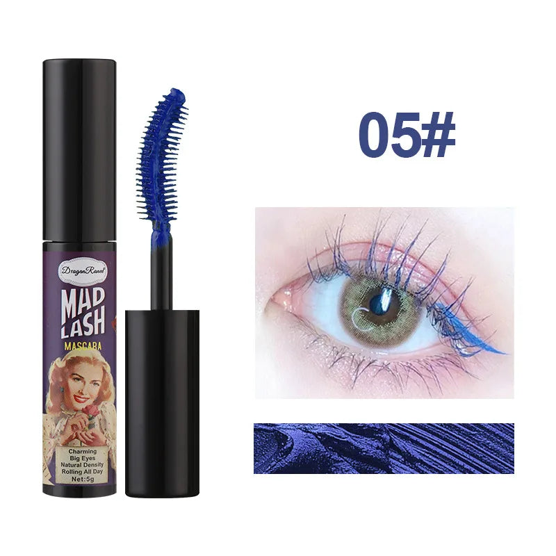 Colorful Slender Mascara Waterproof Fast Drying Curling Eyelashes Qme 05