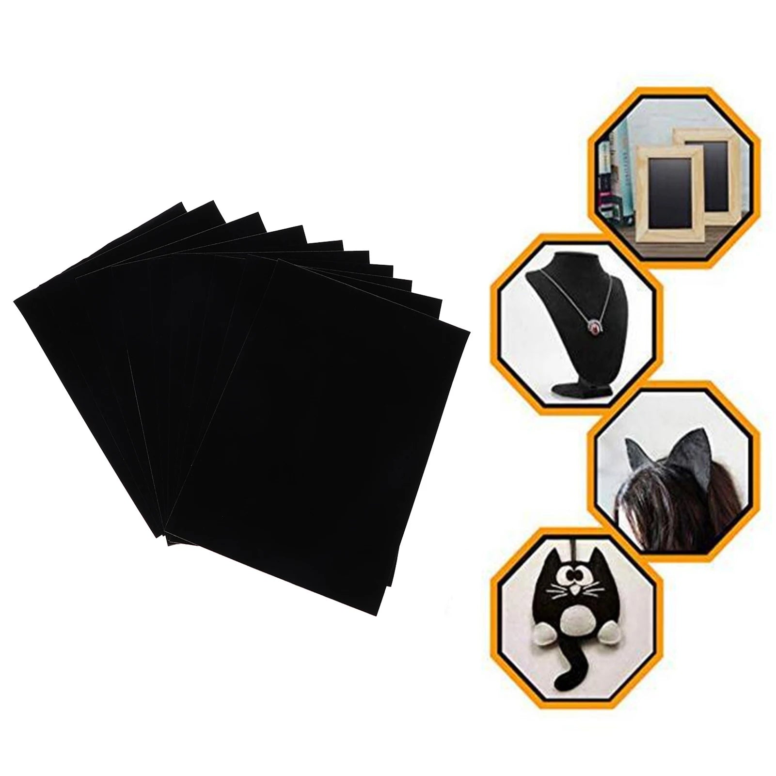 Black Flocked Cloth Self adhesive Flocked Cloth Self adhesive Black Jewelry Box Lint Lining Sticky Flocked Cloth Accessory Qme