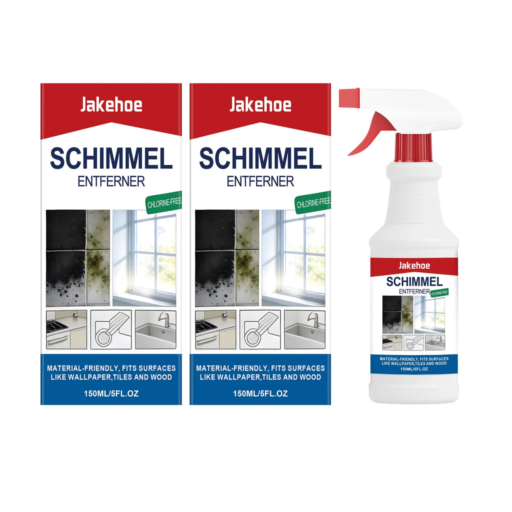 Household Mold Cleaning Spray Removing Mold Stains Reduce Odor Freshing Air Prevent Mold Growth Multi Functional Cleaning Agent Qme 2 x 150ml Boxed