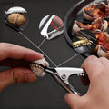 Stainless Steel Clam Opener Labor Saving Non Slip Handle Perfect Home Qme Default Title