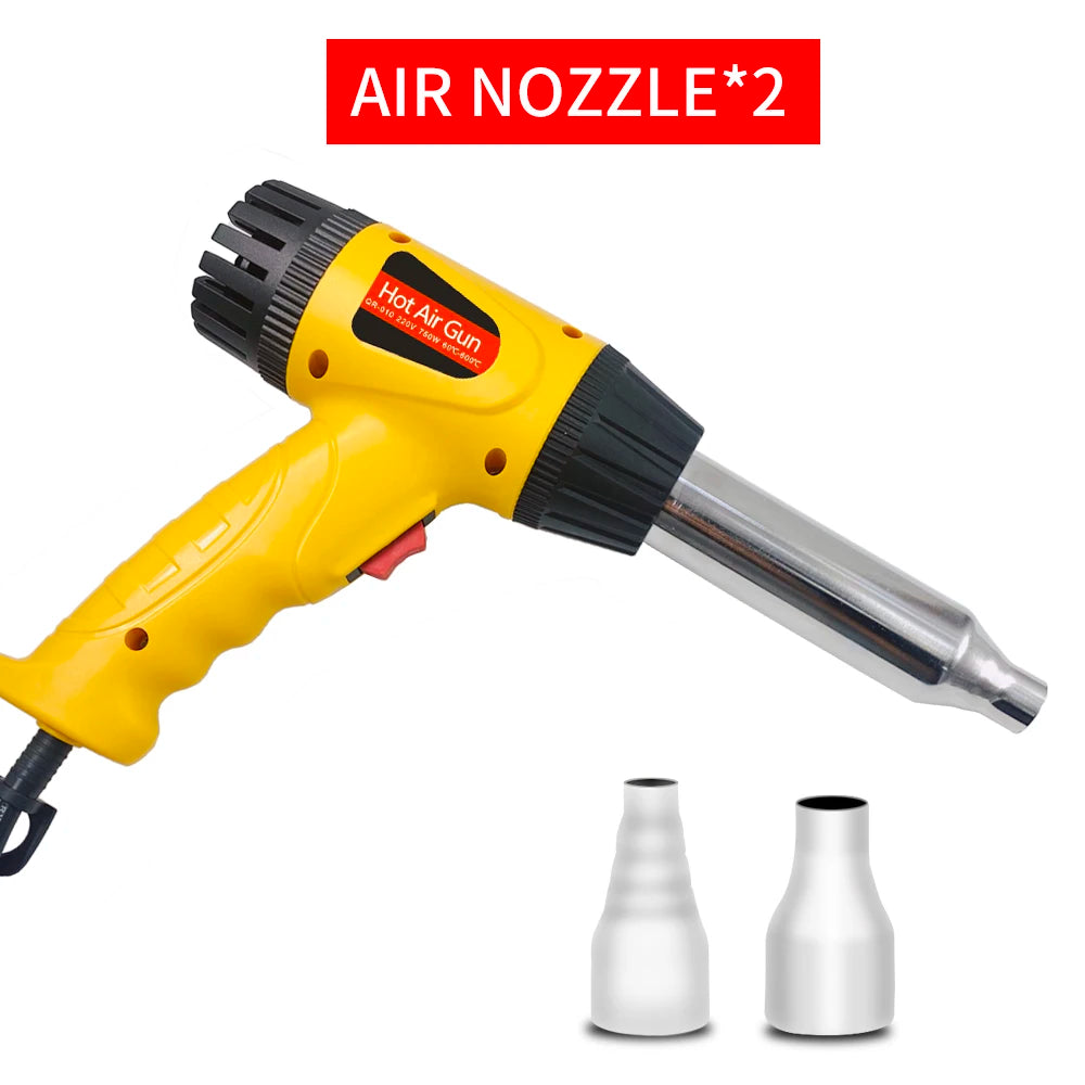 750 1000W Plastic Repair Air Gun Heat Adjustable Temperature Welding Qme Q750 set 1 220-240V EU plug
