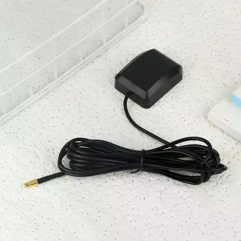 GPS Active Antenna 28dB Gain MCX Male RG174 Cable 1575 42MHz Magnetic Qme