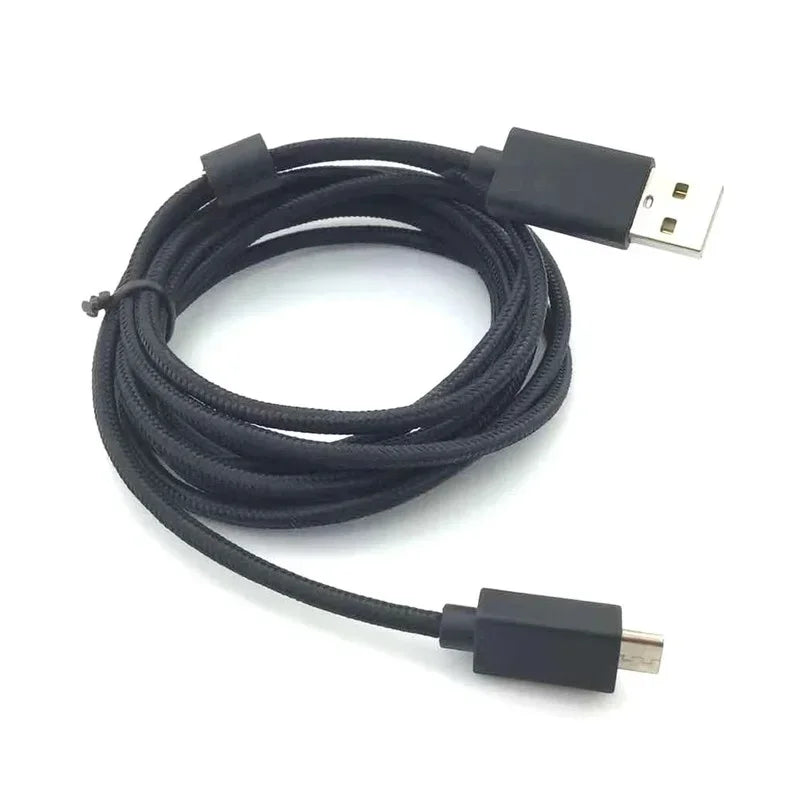 Applicable Gaming Headset Cable, True Magnetic Ring, USB Audio Braided Wire, Call Light Up 2 Meters Qme