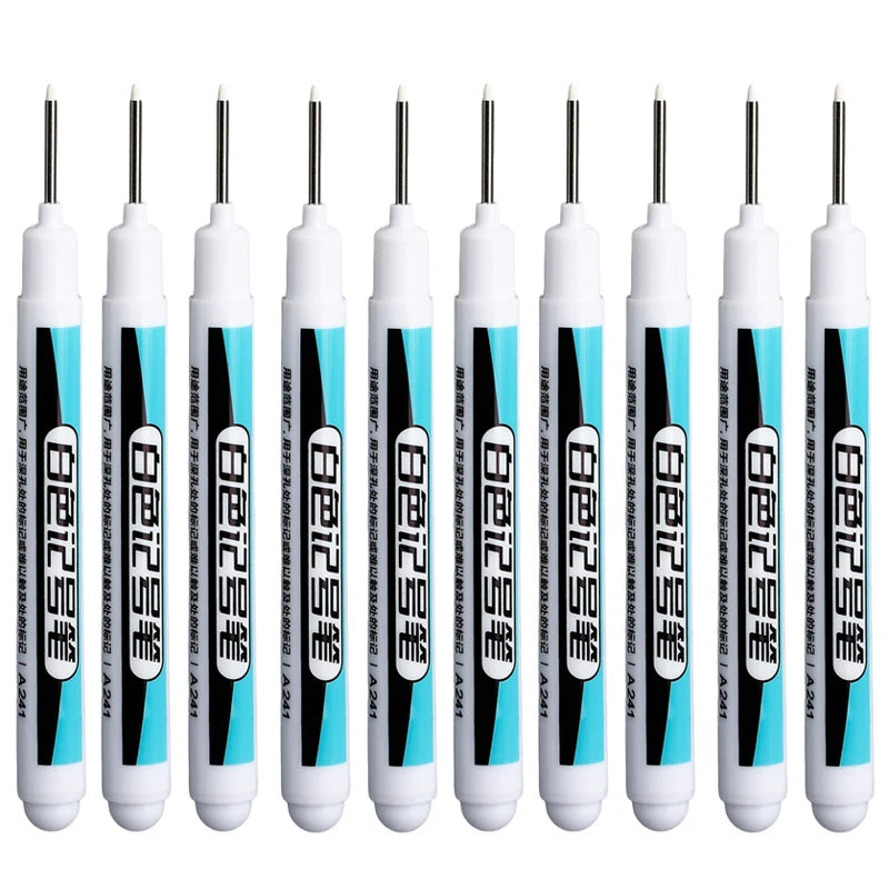 1 10 White Permanent Paint Marker Pens 0 7 Tip Waterproof Glass Stone
