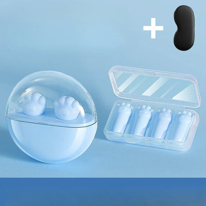 Powerful 99% noise reduction animal shaped sleep earplugs, fast rebound vacuum material noise reduction earplugs Qme