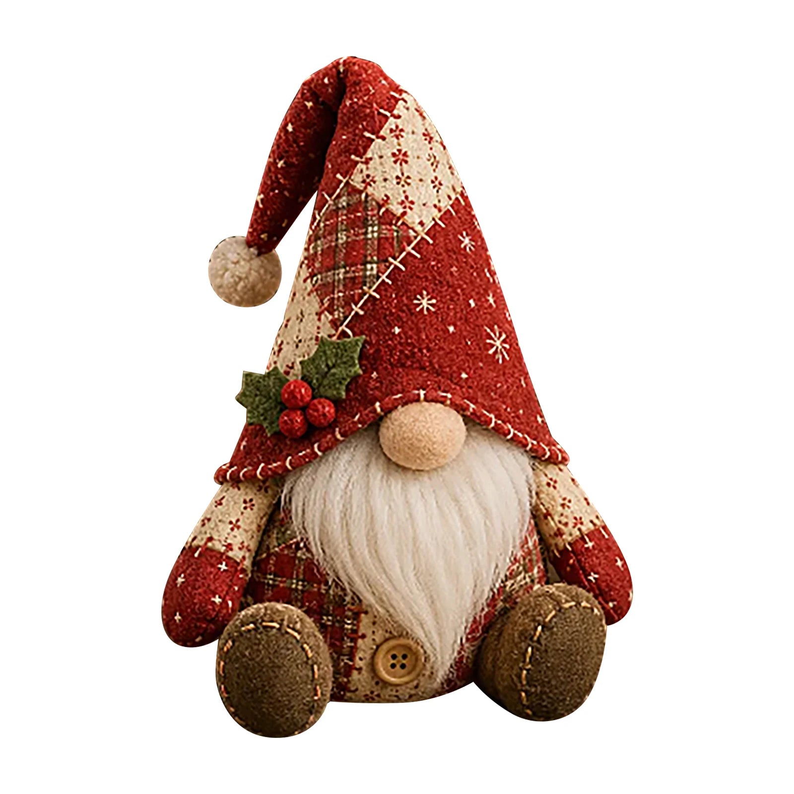 Gnome Handmade Sewing Craft Kit with Pre Cut Fabric Thread Needles DIY Handmade Fabric Craft Kit Christmas Decor Unique Gift Qme A One Size