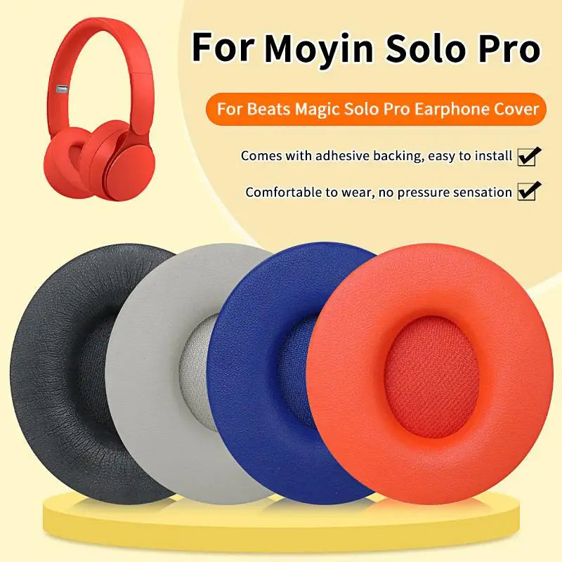 Solo Headset Replacement Ear Pads Memory Foam Cushions Soft Earmuffs Qme
