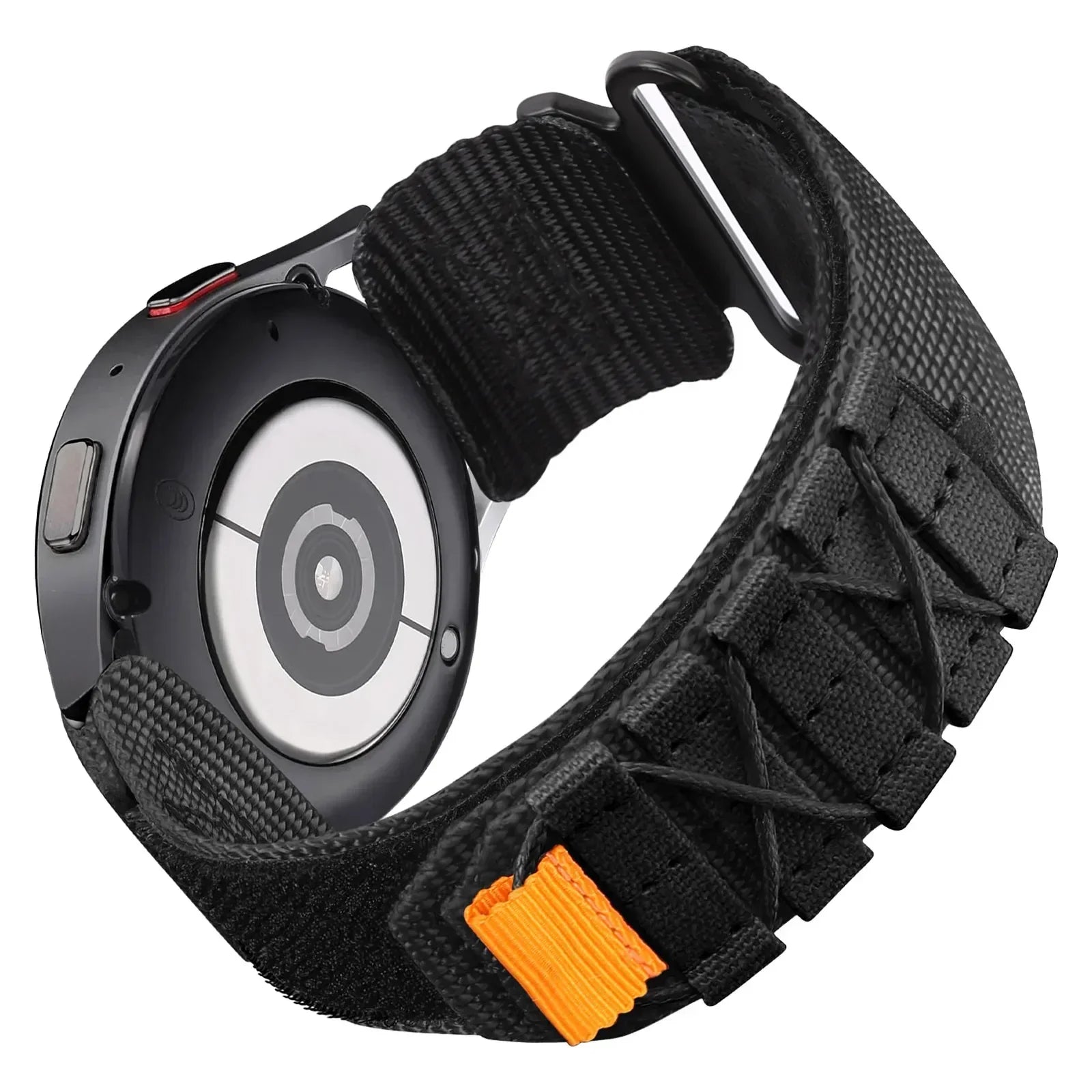 20mm 22mm Nylon Strap For Huawei watch GT4 46MM GT3 PRO 43mm/GT2 42mm GTS/GTR Sport Band for Samsung Galaxy 4/5/6 Classic 5pro Qme Black 20mm