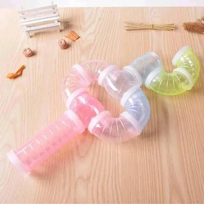 U-shaped Plastic Pipe Toy Hamster Cage Modified External Tunnel Qme