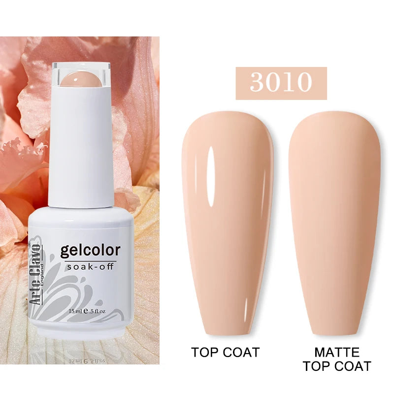 Arte Clavo Autumn Nail Gel Polish Caramel Winter Soak Off UV LED Art