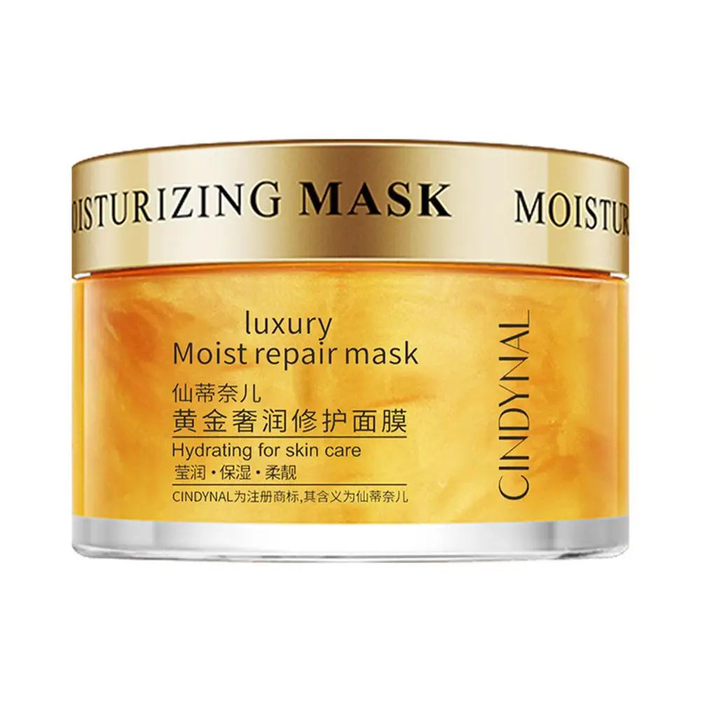24K Gold Collagen Face Mask Moisturizing Firming Cream Nourishing Qme gold mask