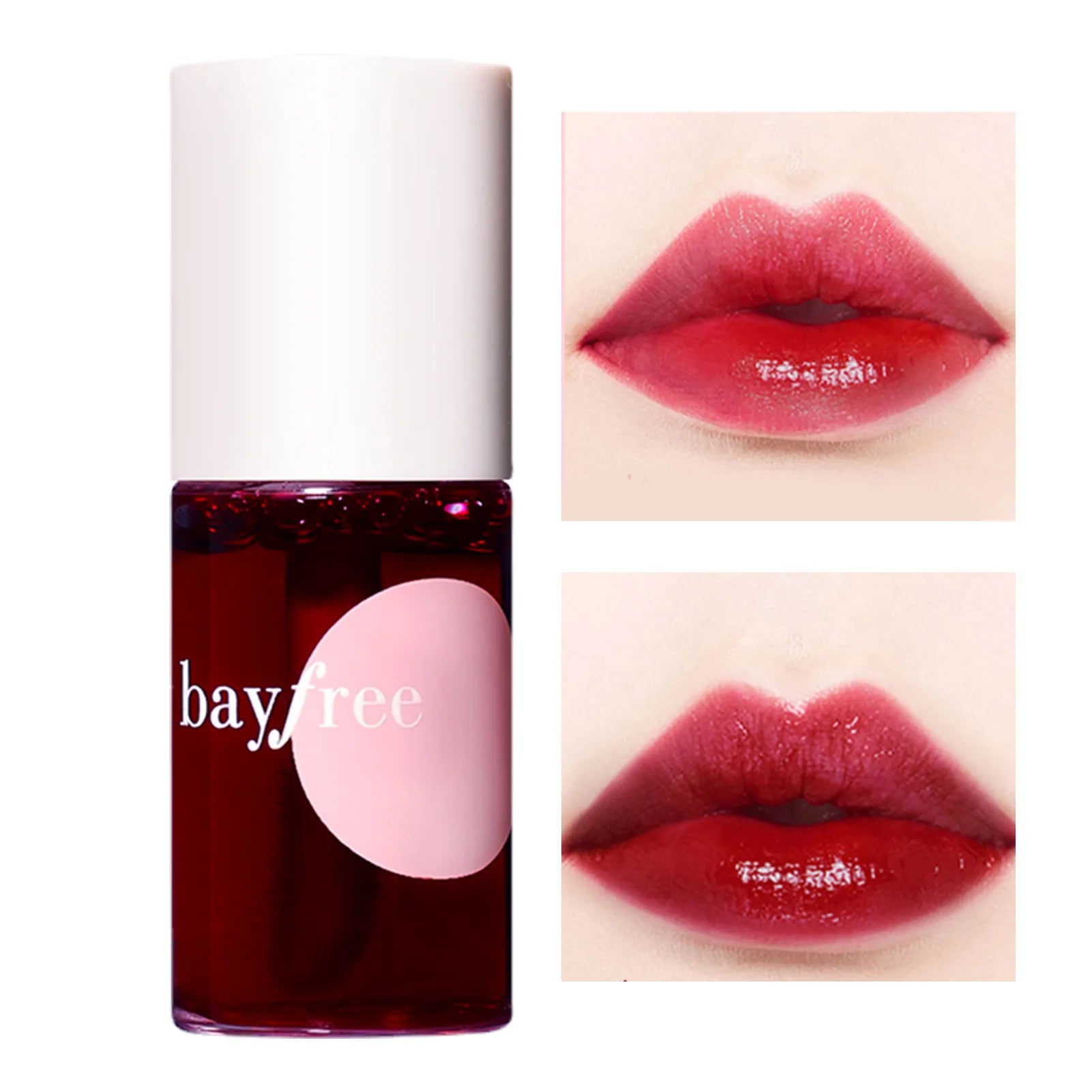 Silky Liquid Lipstick Lip Stain Tint Natural Effect Lips Eyes Cheeks Liquid LipTint Lip Gloss Makeup Tint Dyeing Lipstick Qme