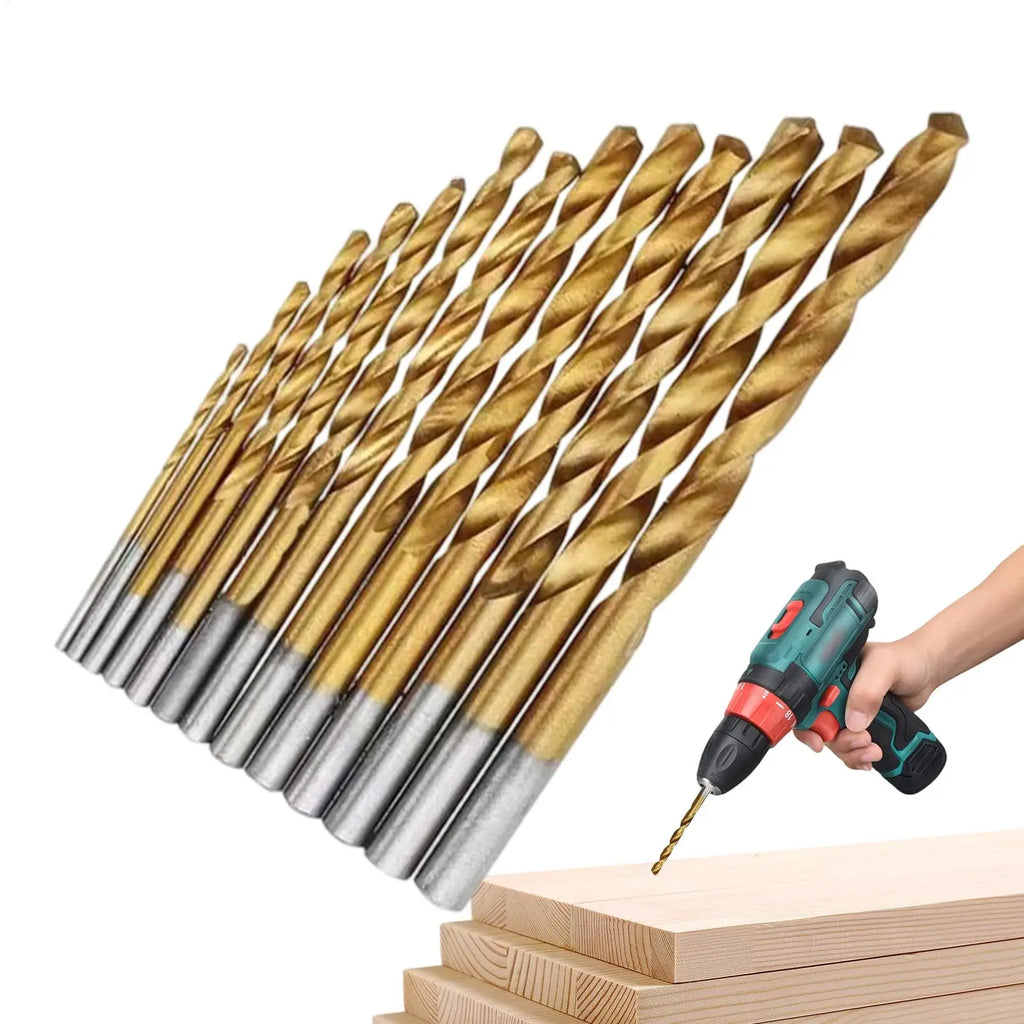 NEW Drill Bit 13 Piece Twist Woodworking Drilling Tools 1.5-6.5mm Twist Drill Bit Set For Wood Copper Aluminum Alloy Carpenters Qme