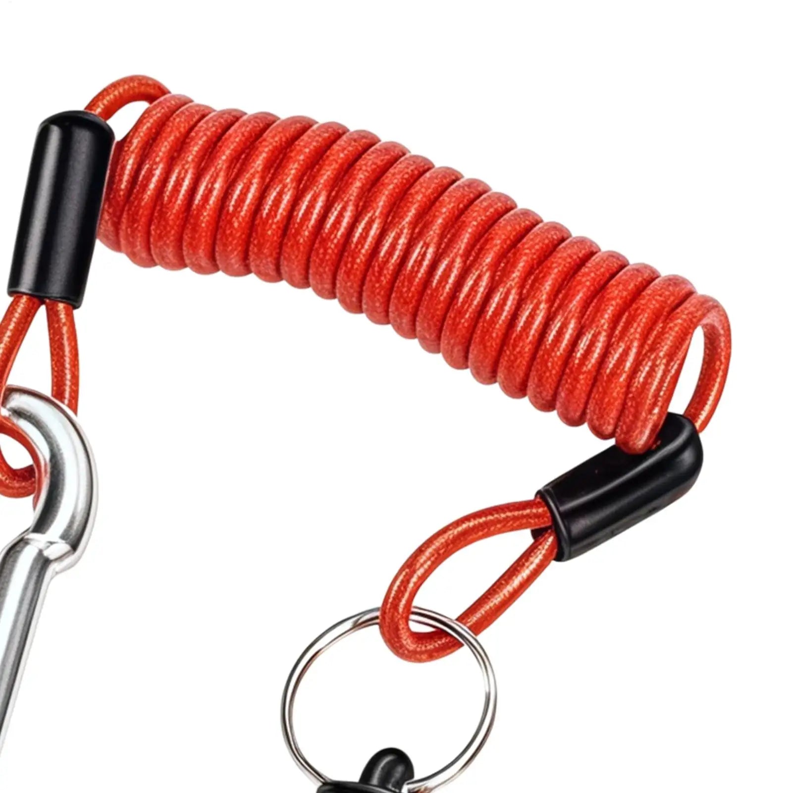 Trailer Breakaway Cable 4FT/6FT Stainless Steel Flexible High Strength Trailer Safety Cables for RVs Camper Outdoor Camping Qme