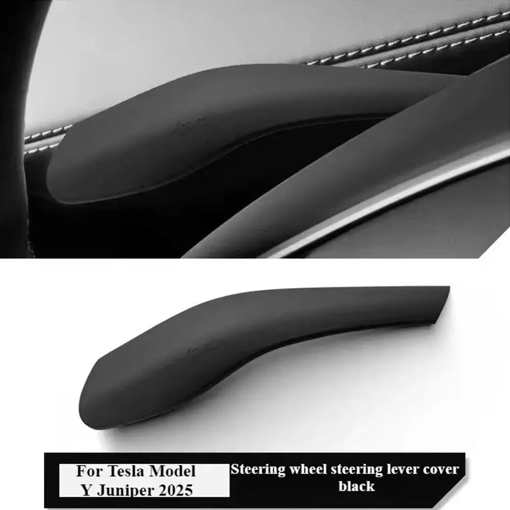 For Tesla Model Y 2025 Interior Decor Accessories Steering Wheel Gear Shifter Protector Cover Silicone Rod Protective Shell Qme