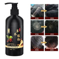 300ml Polygonum Multiflorum Shampoo Herbal White To Black Shampoo Plant Hair Care Moisturizing Nutrition Damaged Repair Qme Default Title