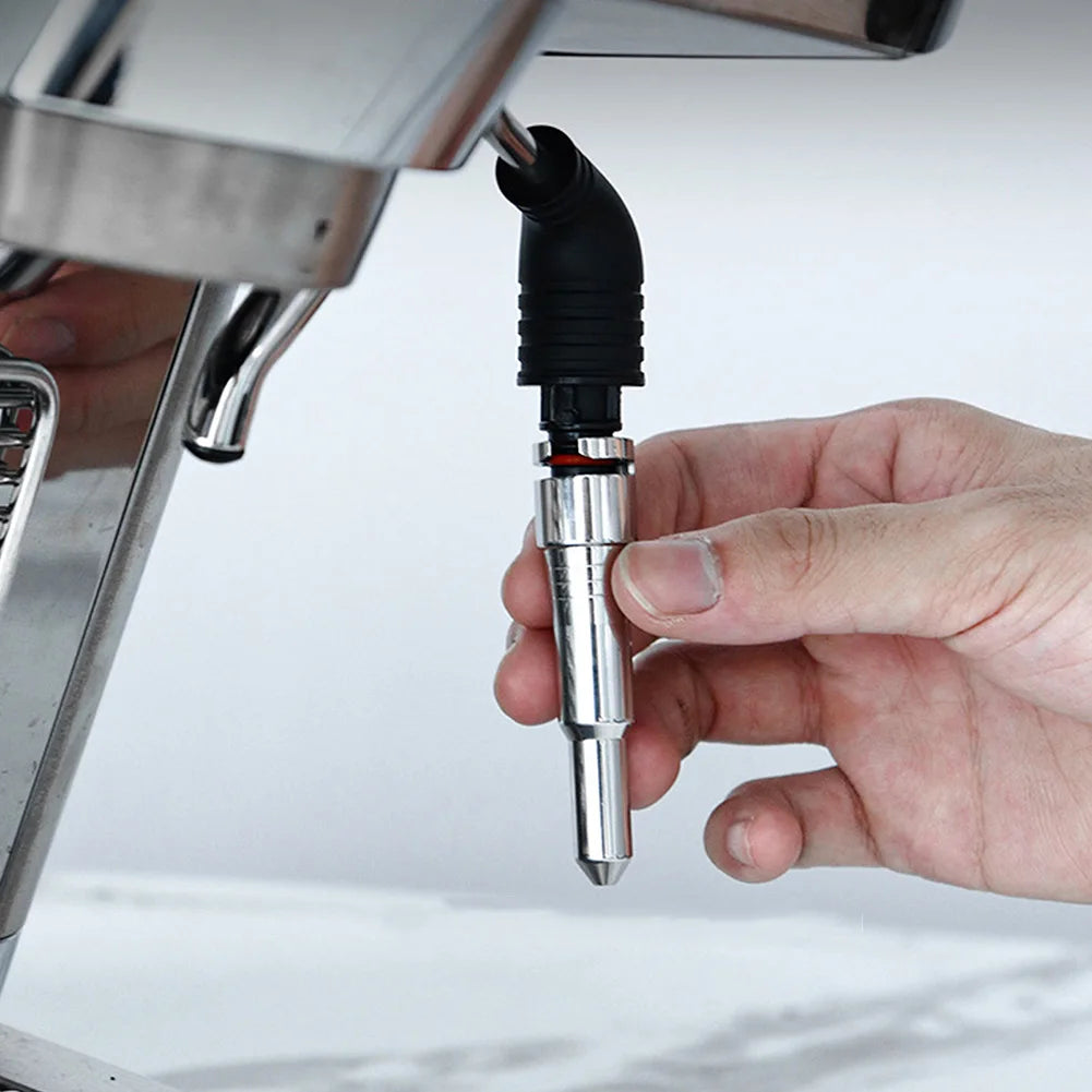 Milk Frother Foam Inner Tube Rust-Proof Silicone Coffee Steam Nozzle Stainless Steel Coffee Machine Nozzle for Delonghi Dedica Qme