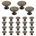 Contemporary Floral Cupboard Handle Single Hole Designing Drawer Pull Qme 24pcs China Mainland