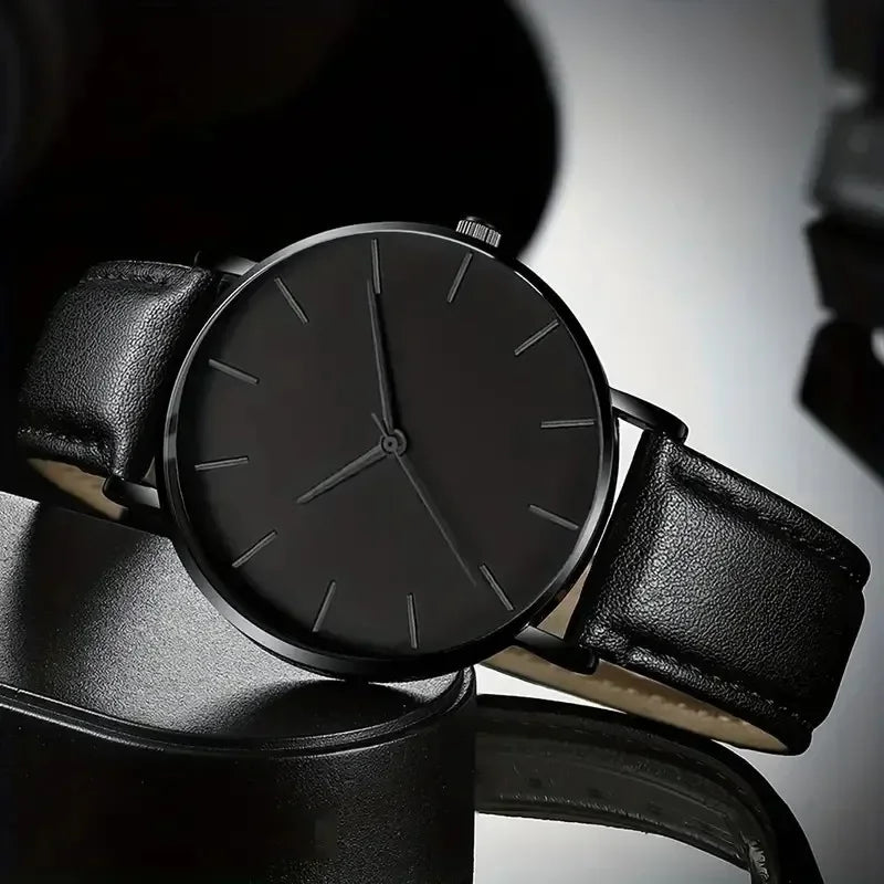 3 pçs conjunto de moda dos homens relógios esportivos homem negócios quartzo relógio de pulso luxo pulseira do masculino Qme