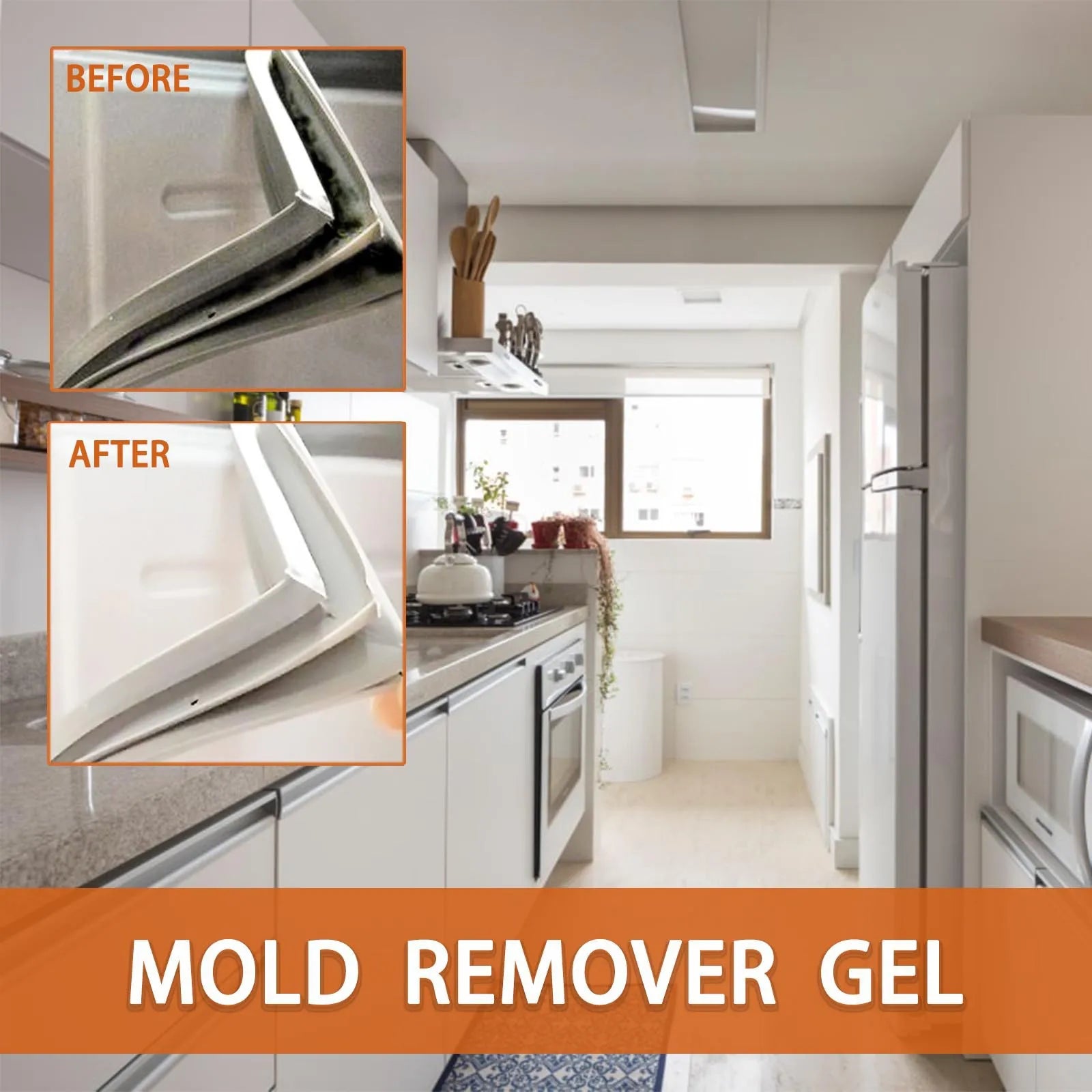 Mold Remover Gel Effective Mould Stain Cleaner Wall Mildew Remover Washing Machine Mold Cleaning Mold Mildew Scavenging Agent Qme