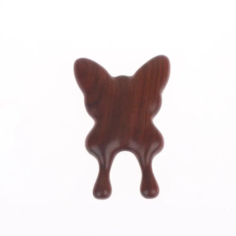 Eyes Facial Wood Gua Sha Tool Natural Sandalwood Butterfly Shape Nose Qme Default Title