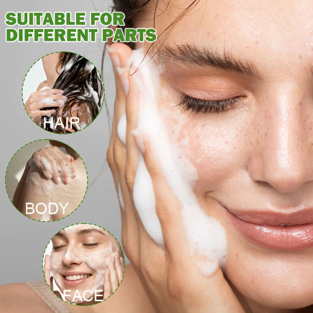 Tea Tree Oil Handmade Soap Fresh Aroma Moisturizing Formula Cleanses Qme