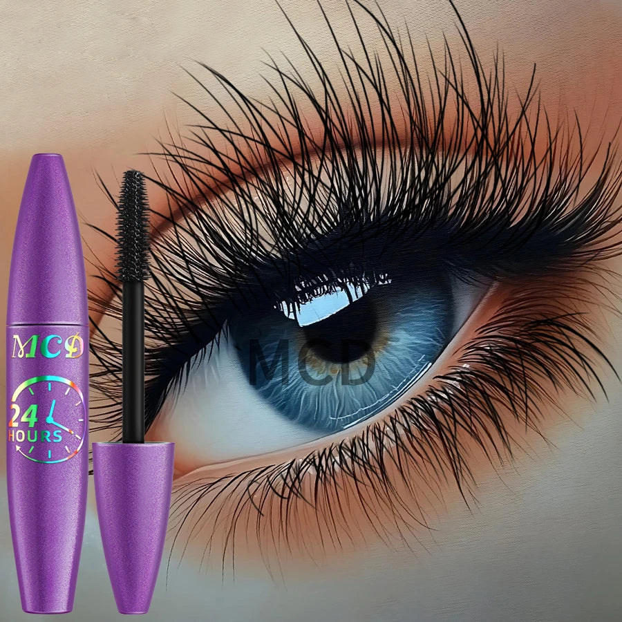 4D Effect Black Waterproof Mascara All Lengthening Makeup Products Qme