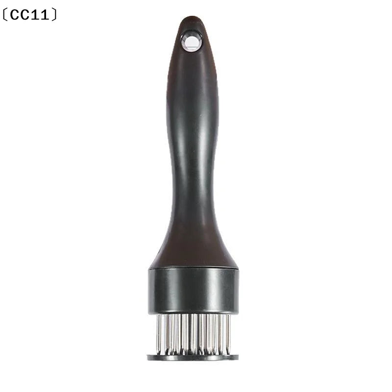 Stainless Steel Meat Tenderizer Needles Non Slip Handle Perfect Qme