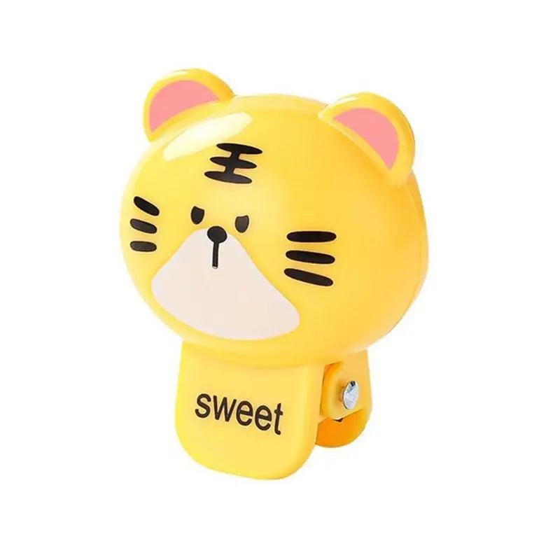 Dustproof Head Protector Cap Household Travel Cartoon Animals Qme Yellow