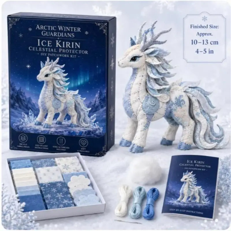 3D Stuffed Animals Mythical Creature, Pre-Cut Handmade Craft Kit For Home Decor & Gift Qme A3
