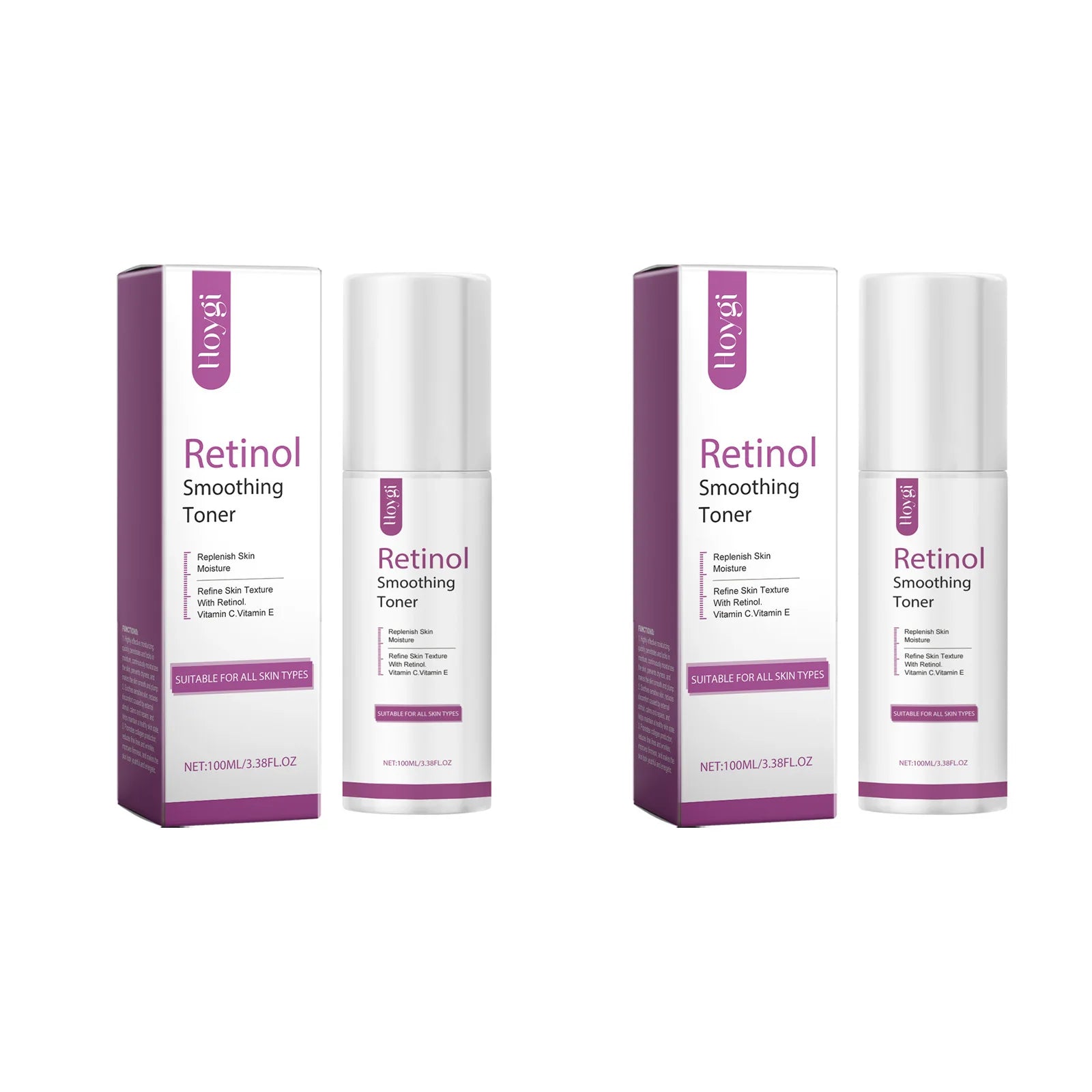 100ml Retinol Hydrating Toner Firming Lifting Fade Fine Lines Improves Dullness Brightening Smoothing Deep Nourishing Skin Care Qme 2Pcs