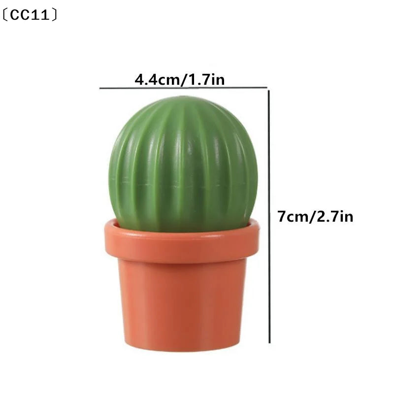 Creativity Cactus-shaped Seasoning Bottle Lid Plastic Salt Jar Qme