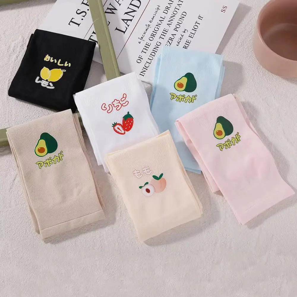 Golf Cute Avocado Driving Fruit Strawberry Sun UV Protection Ice Silk sleeve Arm Sleeves Cooling Sleeves Qme