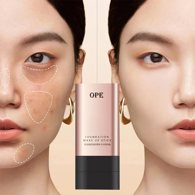 OPE Dual-ended Foundation Stick Full Coverage Built-in Brush Natural Qme