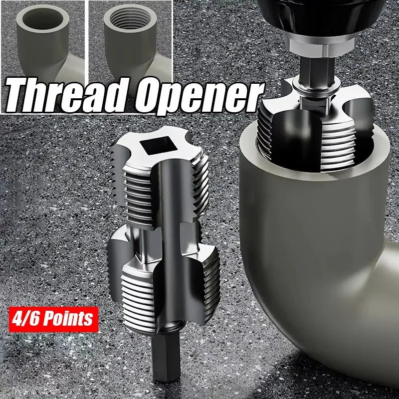 Pvc Pipe Threader Kit Pipe Threader Pipe Round Die 4/6 Points Ppr Water Pipe Internal Thread Opener Qme