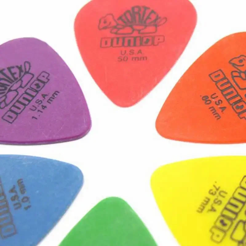 10pcs Dunlop Guitar Picks Electric Guitar Parts Picks Accessories 6 Kinds Thickness Picks Acoustic Guitar Qme