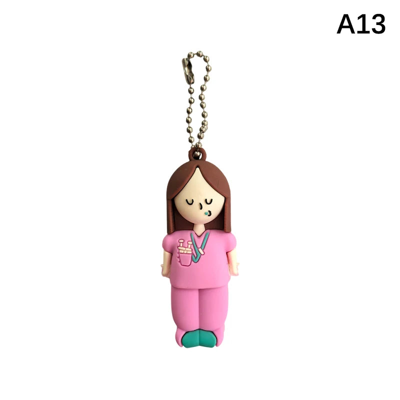 Ampoule Bottle Opener Keychain Syringe-shaped Cutter Nurse Doctor Aid Qme A13