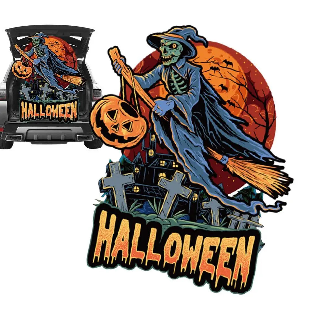 Haunted House Car Banner Auto Trunk Halloween Lightweight Material Qme A China Mainland