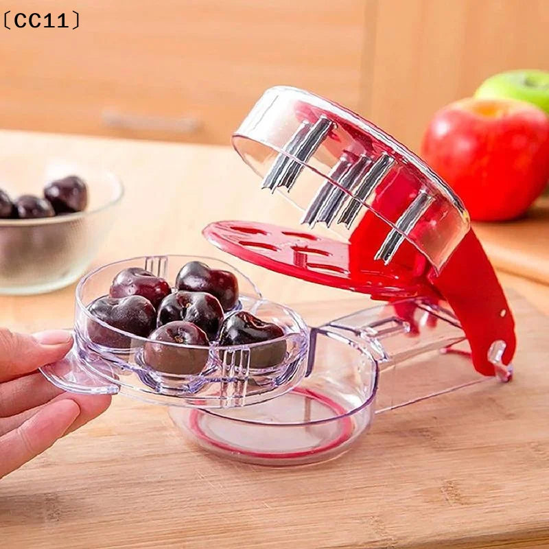 Cherry Pitter Tool 6 Slots Fast Pit Removal Food Grade Material Home Qme Default Title